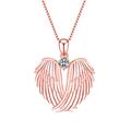 Kayannuo Christmas Clearance Angel-Wings Necklace Angel-Wings Pendant Birthstone Necklace For Women Jewelry