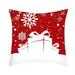 Kayannuo Christmas Decor Christmas Clearance Christmas Pillowcase Faceless Doll Dwarf Gnome Goblin Lattice Christmas Tree Snowflake Linen Printed Sofa Pillowcase Christmas Ornaments