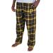 Men's Concepts Sport Black Pittsburgh Pirates Ultimate Plaid Flannel Pajama Pants
