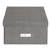 Bigso Katia KD Cardboard Box Set Cardboard/Paper in Gray | 6.4 H x 11.3 W x 15.4 D in | Wayfair 8871C6439