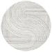 White 48 x 0.35 in Indoor Area Rug - Wade Logan® Baylay Abstract Handmade Tufted Beige Area Rug Polyester/Cotton/Wool | 48 W x 0.35 D in | Wayfair