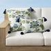 Delavina Floral Indoor/Outdoor Pillow - Square, Moss Square, 17" x 17" Square - Frontgate