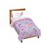 Zoomie Kids Sirstins Light Purple Microfiber Reversible Modern & Contemporary 4 Piece Comforter Set Polyester/Polyfill/Microfiber | Wayfair