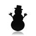 The Holiday Aisle® Snowman Wall Décor, Wood in Red/Black | 19 H x 12 W x 0.1 D in | Wayfair 5D2B8AEC1FAE48FCAE7C24E0031A1DB5