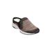 Wide Width Women's The Take Knit Eco Slip On Mule by Easy Spirit in Black Multi (Size 10 W)