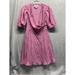 Kate Spade New York Dresses | Kate Spade Dress Womens Short Sleeve Pink Floral Buds Button Wrap V-Neck Size 0 | Color: Pink | Size: 0