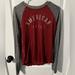 American Eagle Outfitters Shirts | American Eagle Long Sleeve Shirts | Color: Gray/Red | Size: Xs