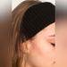 Brandy Melville Accessories | Brandy Melville Black Knit Headband | Color: Black | Size: Os