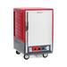 Metro C535-CLFS-4 1/2 Height Insulated Mobile Heated Cabinet w/ (8) Pan Capacity, 120v, Red