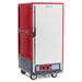 Metro C537-HFS-L 3/4 Height Insulated Mobile Heated Cabinet w/ (27) Pan Capacity, 120v, Solid Door, Red
