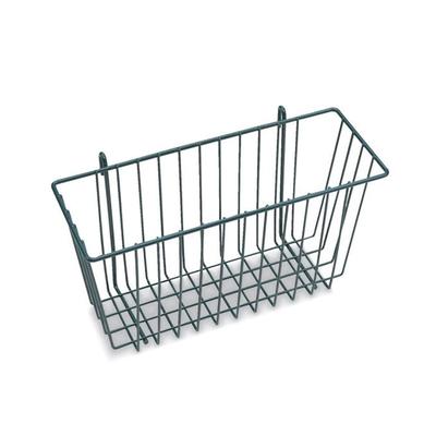 Metro H210K3 SmartWall G3 Storage Basket for Wire Shelving - 17 3/8" x 7 1/2" x 5", Epoxy Coated, Green