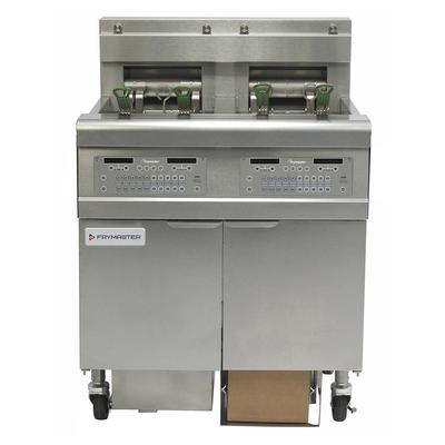 Frymaster FPEL214CA 208/3 Commercial Electric Fryer - (2) 30 lb Vats, Floor Model, 208v/3ph, Stainless Steel