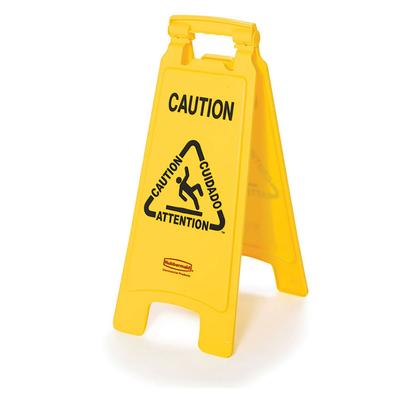 Rubbermaid FG611200YEL 2 Sided Floor Sign - 