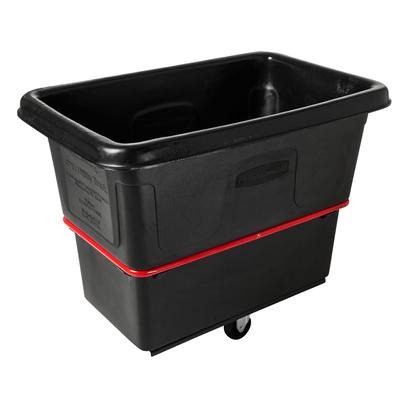 Rubbermaid FG471200 BLA Trash Cart w/ 800 lb Capacity, Black, 800-lb. Capacity