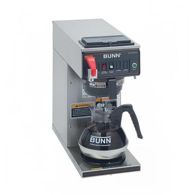 Bunn CWTF15-1 Medium Volume Decanter Coffee Maker - Automatic, 3 4/5 gal/hr, 120v, 3.8 Gallons per Hour, 1 Warmer, Silver