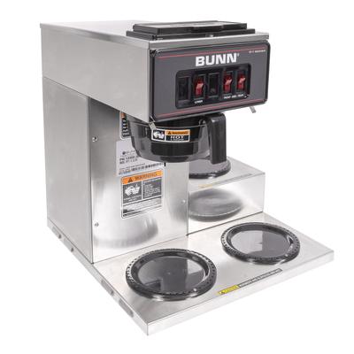 Bunn VP17-3 Medium Volume Decanter Coffee Maker - Pourover, 3 4/5 gal/hr, 120v, Stainless Steel