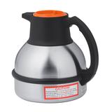 Bunn 36252.0001 Thermal Carafe, 1 17/20 Liters, Stainless Liner, Orange Lid, 1.9 Liters