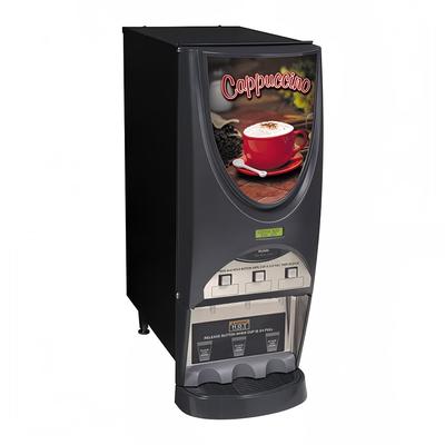 Bunn iMIX-3+ iMIX-3S Plus Hot Drink Dispenser, Cappuccino Display, 3 Hoppers, Black, 120 V