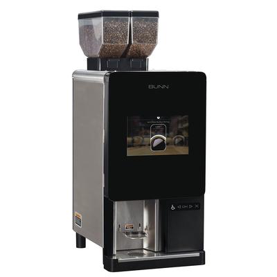 Bunn 44400.0100 Sure Immersion Bean to Cup Coffee Brewer w/ (2) 3 lb Hoppers & (2) Grinders, 120v, 2 Hoppers, Touchscreen, Black