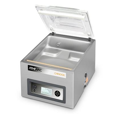 Eurodib CHINOOK16PLUS Atomvac Countertop Vacuum Pack Machine w/ 16" Seal Bar - Stainless Steel, 110v, Stainless Steel