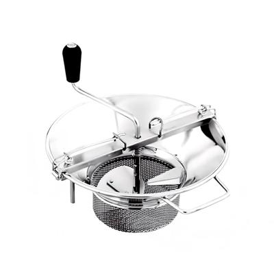 Louis Tellier M5 Tellier 8 qt Heavy Duty Food Mill w/ 2mm Grid, Silver