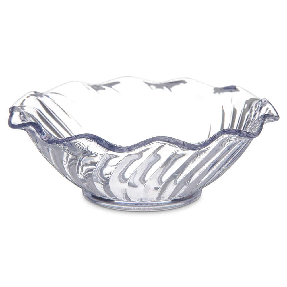 Carlisle 453107 5 oz Tulip Berry Dish - Plastic, Clear, 5 Ounce, 2 Dozen
