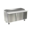 Delfield 18672PDLP 72" Pizza Prep Table w/ Refrigerated Base, 115v, Stainless Steel