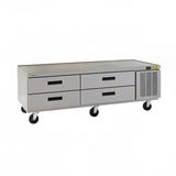 Delfield F2975CP 75 1/4" Chef Base w/ (4) Drawers - 115v, Silver