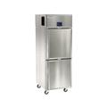 Delfield GARPT1P-SH Specification Line 27" 1 Section Pass Thru Refrigerator, (4) Right Hinge Solid Doors, 115v, Silver