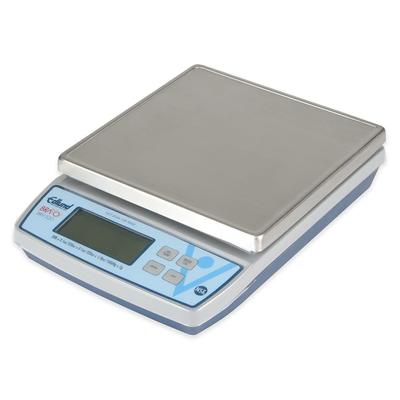 Edlund BRV-320 20 lb Square Digital Scale w/ Removable Platform - 7" x 7", Stainless, Stainless Steel