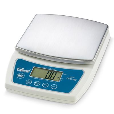 Edlund DFG-160 Digital Portion Scale w/ Auto Shut-Off, LCD, 6" x 6.75" Stainless Steel Platform, Large LCD Display