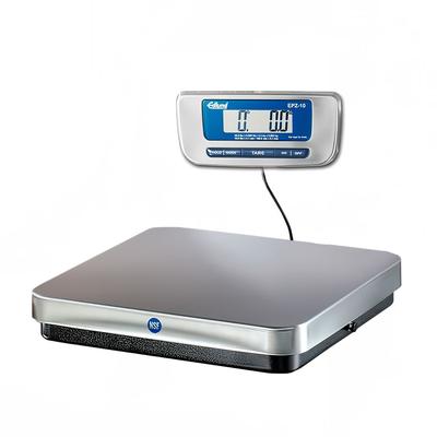 Edlund EPZ-10H 10 lb Digital Pizza Scale w/ Quick Disconnect Foot Tare, Stainless, Stainless Steel