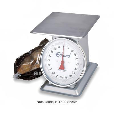 Edlund HD-10DP Dial Type w/ Dashpot Top Loading Scale 10 lb x 1/2 oz, Sloped Face, Stainless Steel