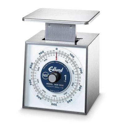 Edlund MSR-10000 Metric Portion Dial Type Scale, 10 kg x 50 gm, Top Loading Model, Stainless Steel