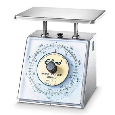 Edlund RMD-1000 Top Loading Counter Model Rotating Dial Scale, 1000 gm x 5 gm, Stainless Steel
