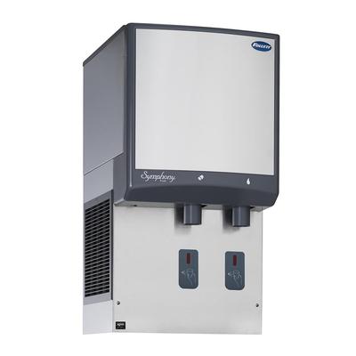 Follett 25HI425A-SI-00 Symphony Plus 425 lb Wall Mount Nugget Ice Dispenser for Commercial Ice Machines - 25 lb Storage, Cup Fill, 115v, Infrared SensorSAFE, Stainless Steel