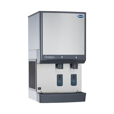 Follett 50HI425A-S0-DP 425 lb Wall Mount Water & Nugget Ice Dispenser for Commercial Ice Machines - 50 lb Storage, Cup Fill, 115v, Air Cooled, Stainless Steel