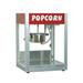Paragon 1108510 Popcorn Machine w/ 8 oz Kettle & Red Finish, 120v