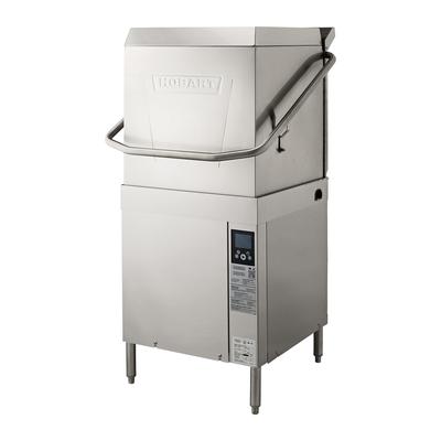 Hobart AM16-BAS-4 High Temp Door Type Dishwasher w/ 60 Racks/hr Capacity, Built-in Booster, 480v/3ph, Stainless Steel