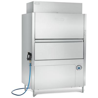 Hobart PW20ER-1 Advansys High Temp Door Type Dishwasher w/ Built In Booster, 208-240v/3ph, Ventless, Stainless Steel