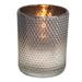 Sterno 80520 Urban Smoke Candle Lamp - 3 1/5"D x 4"H, Beaded Textured Glass, Ombre Bronze