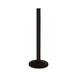 Forbes Industries 2704 Prestige 40"H Crowd Control Stanchion w/ 7 ft Belt - Steel, Black