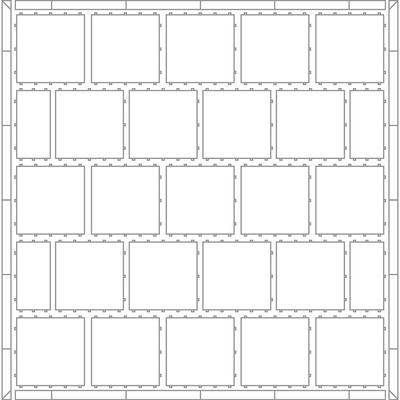 Forbes Industries 3203FK2 Florlok 2 Portable Dance Floor Set - 6 ft x 15 ft, Hardwood w/ Aluminum Frame