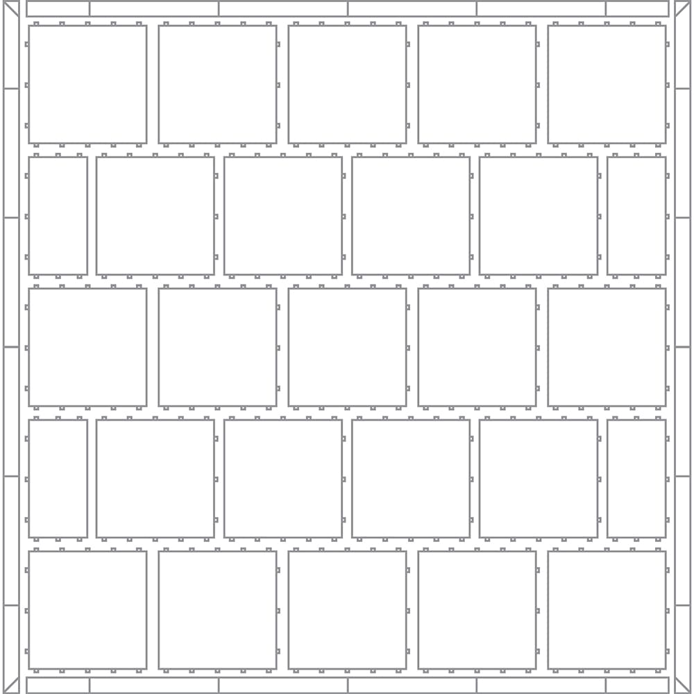 Forbes Industries 3245FK2 Florlok 2 Portable Dance Floor Set - 21 ft x 27 ft, Hardwood w/ Aluminum Frame