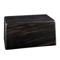 Elite Global Solutions M1065-ZW Rectangular Fo Bwa Modular Riser - 10" x 6", Melamine, Faux Zebra, Black