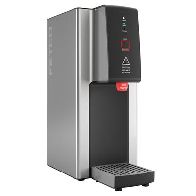Fetco HWD-2102 Low-volume Plumbed Hot Water Dispenser - 2 gal., 100-120v, Programmable Temperature Range, Lock Mode, Silver