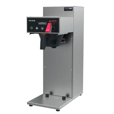 Fetco CBS-1221-PLUS(E1221US-1X117-MM001) Single Airpot Brewer w/ 3 1/2 oz Metal Brewing Basket - Stainless, 120v/200-240v/1ph, Silver