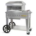 Crown Verity CV-PZ-24-MB Outdoor Pizza Deck Oven, Liquid Propane, Stainless Steel, Gas Type: LP