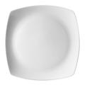 10 Strawberry Street AUR-40 10 3/4" Square Aurora Dinner Plate - Porcelain, White