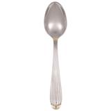 10 Strawberry Street PAR-DS 7 3/4" Dinner Spoon with 18/0 Stainless Grade, Parisian Gold Pattern, Silver